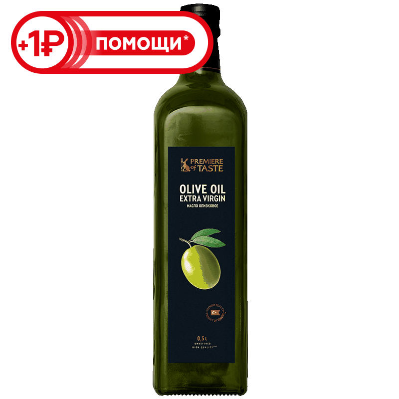 Масло оливковое Premiere of Taste Extra virgin, 0,5 л