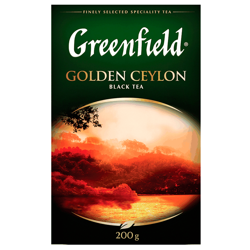 Чай Greenfield Golden Ceylon черный байховый, 200 г