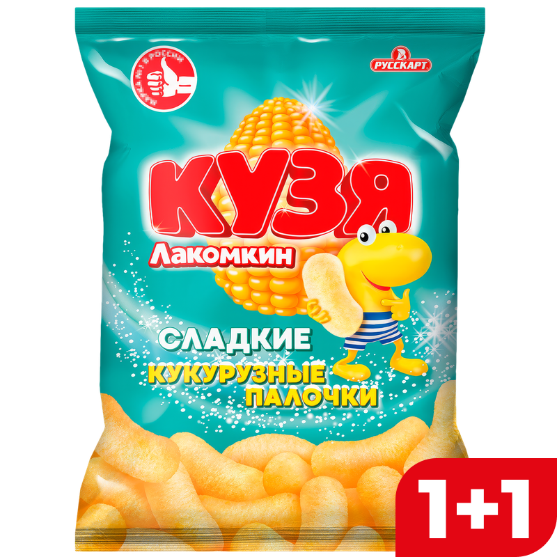 Палочки кукурузные Кузя Лакомкин, 140 г