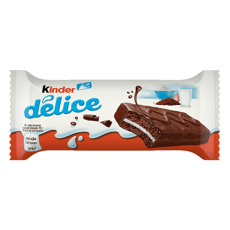 Пирожное Kinder Delice бисквитное, 39 г