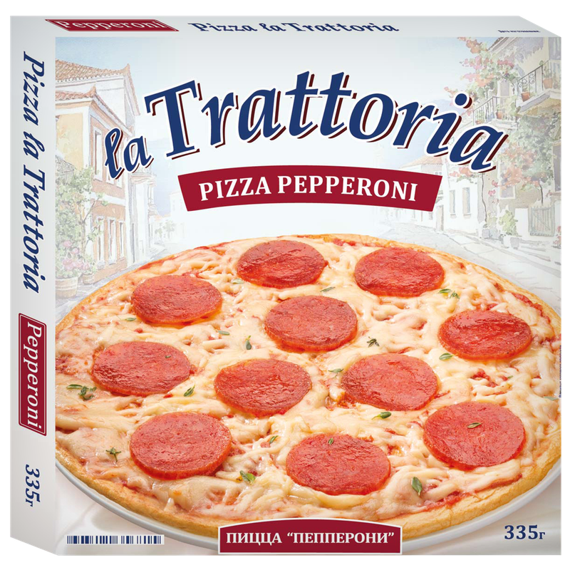 Пицца La Trattoria Пепперони, 335 г