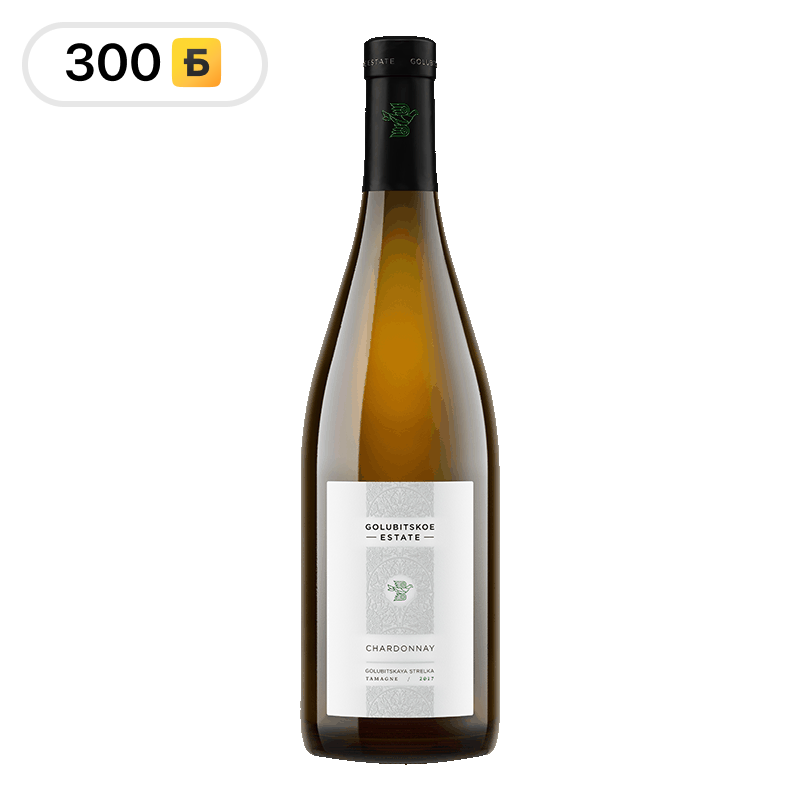 Вино Golubitskoe Estate Шардоне белое сухое, 0,75 л