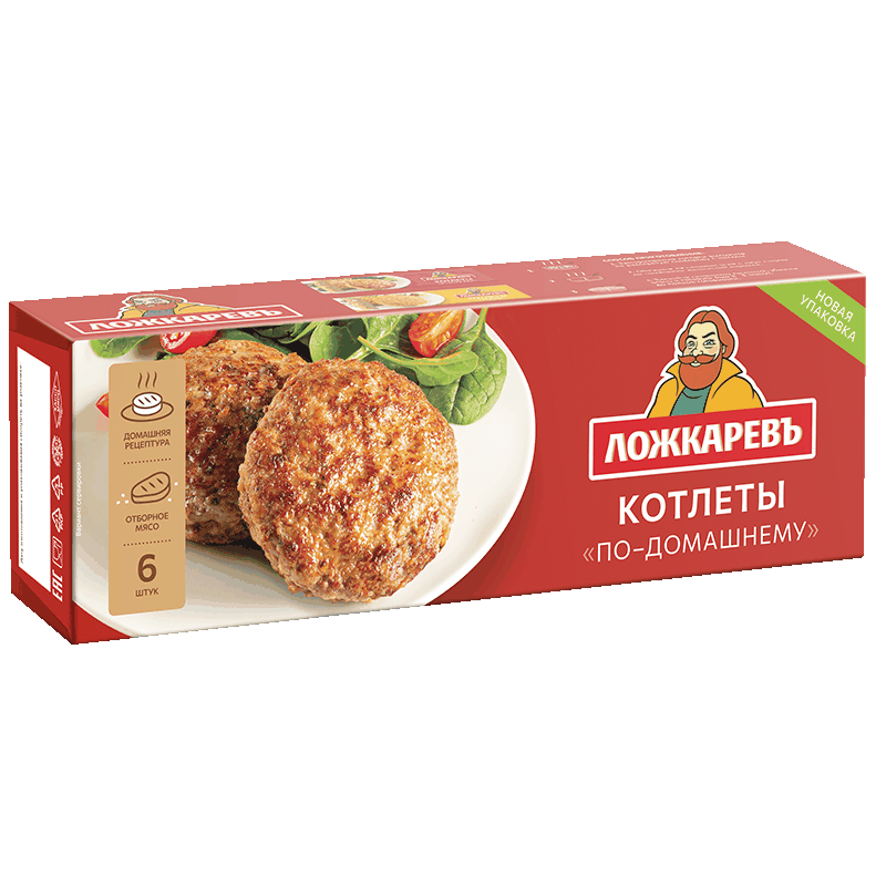 Котлеты Ложкаревъ По-домашнему, 400 г