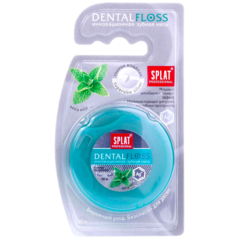 Объемная зубная нить Splat Professional Микс, 30 м