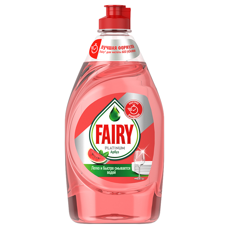 Средство для мытья посуды Fairy Platinum Арбуз, 430 мл