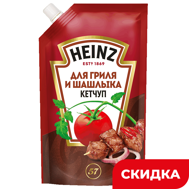 Кетчуп Heinz для гриля и шашлыка, 320 г