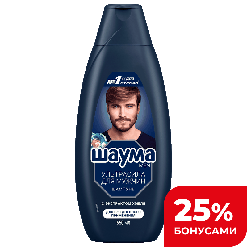 Шампунь Шаума для мужчин Ультра Сила, 650 мл