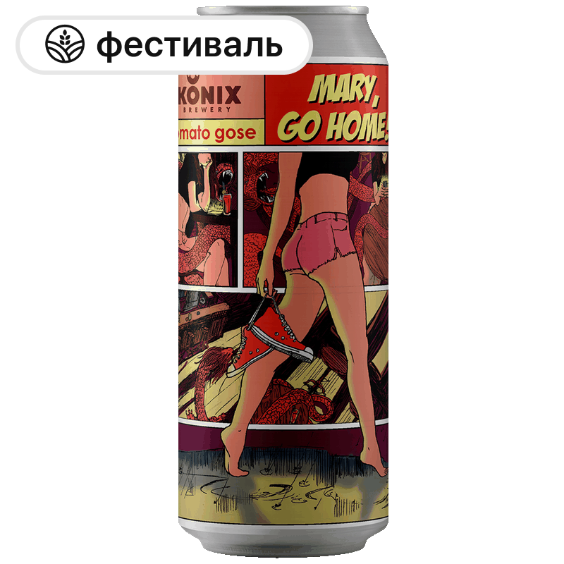 Пивной напиток Konix Мэри Гоу Хоум, 0,45 л