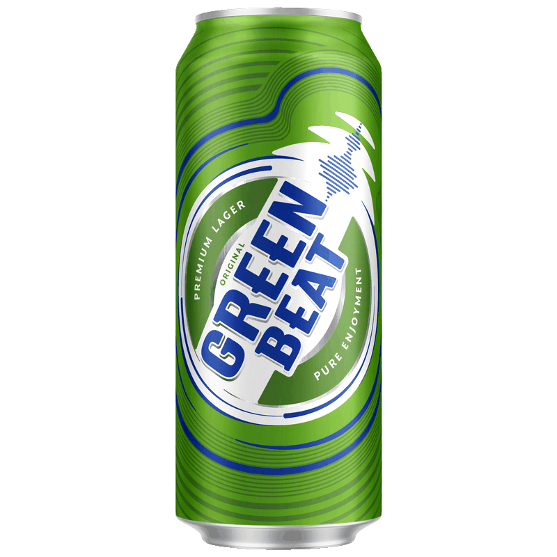 Пиво светлое Greenbeat 4,6% фильтрованное пастеризованное, 0,45 л