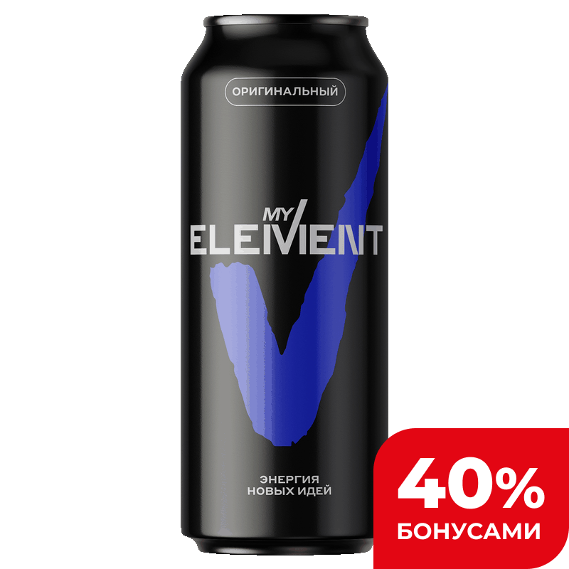 Напиток энергетический My Element оригинальный, 0,45 л