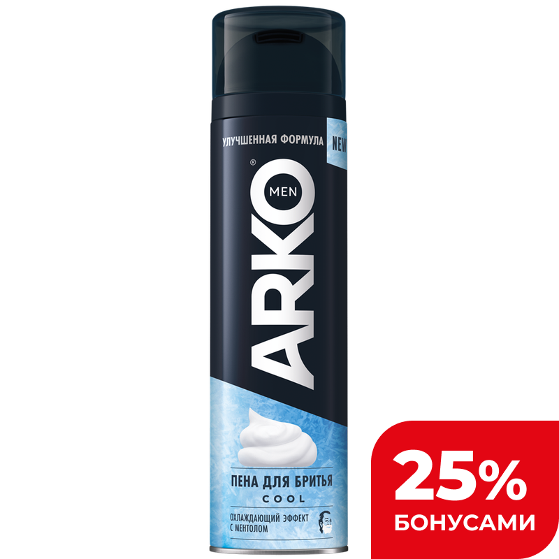 Гель для бритья Arko Кул, 200 мл