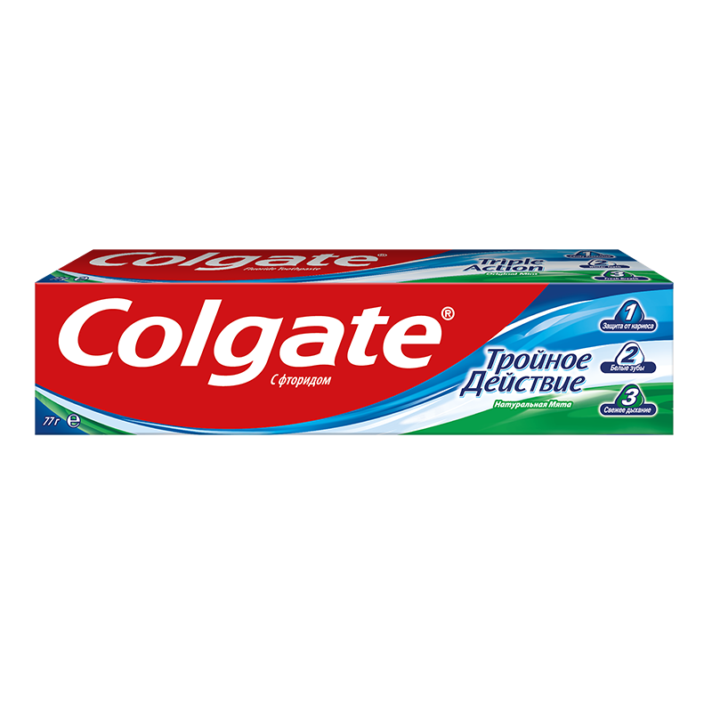 Зубная паста Colgate Тройное действие, 100 мл Зубная паста Colgate Тройное действие, 100 мл