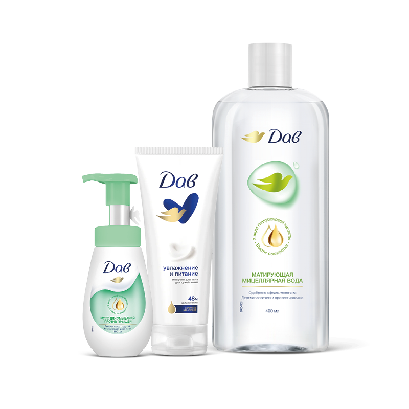 Средства для ухода за кожей Dove
