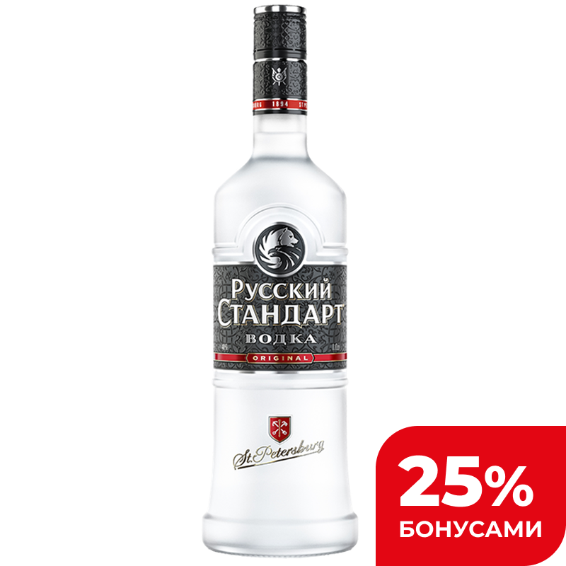 Водка Русский Стандарт 40%, 1 л