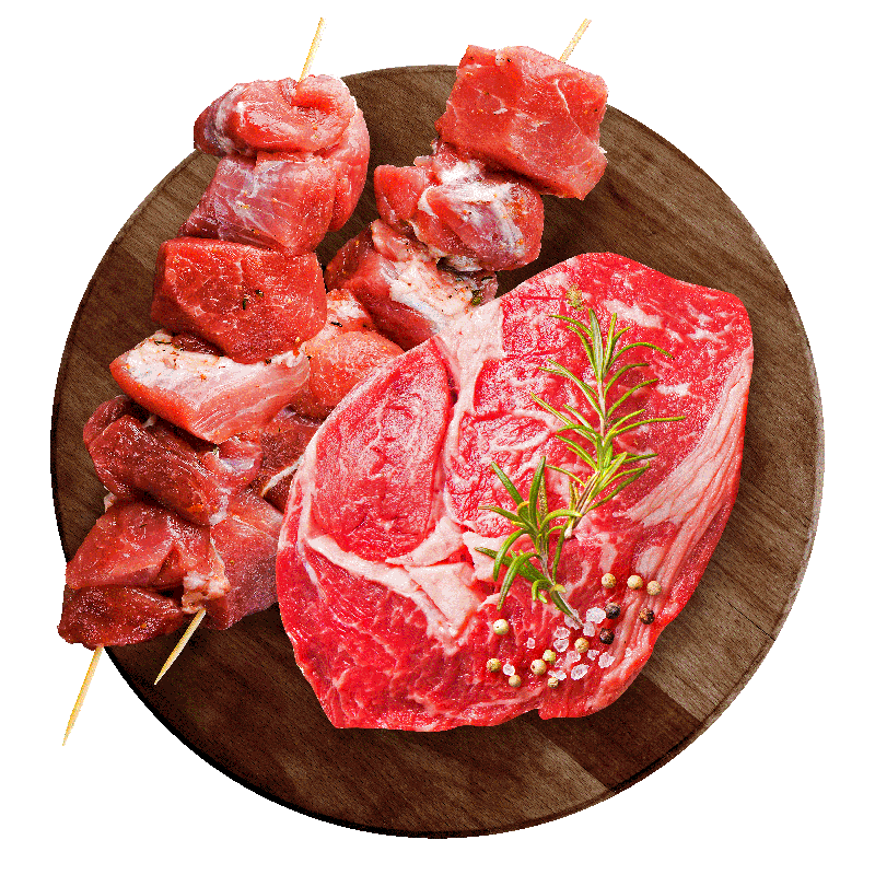 Охлажденное мясо, птица и полуфабрикаты