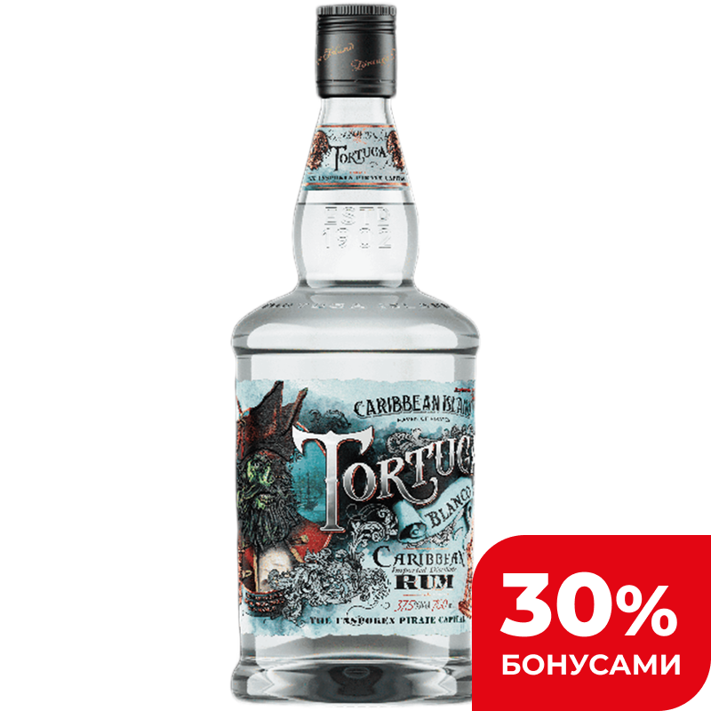 Ром Tortuga Blanco Ром 37.5%, 700 мл