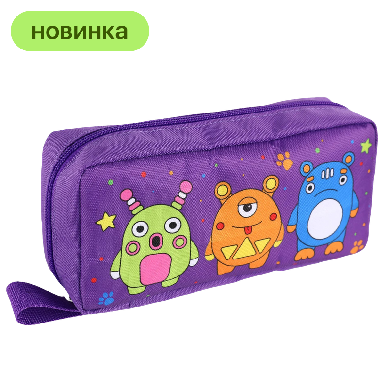 Пенал Монстрик, в ассортименте, 20x9x9 см