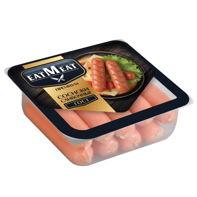 Сосиски EatMeat Premium Сливочные ГОСТ, 330 г