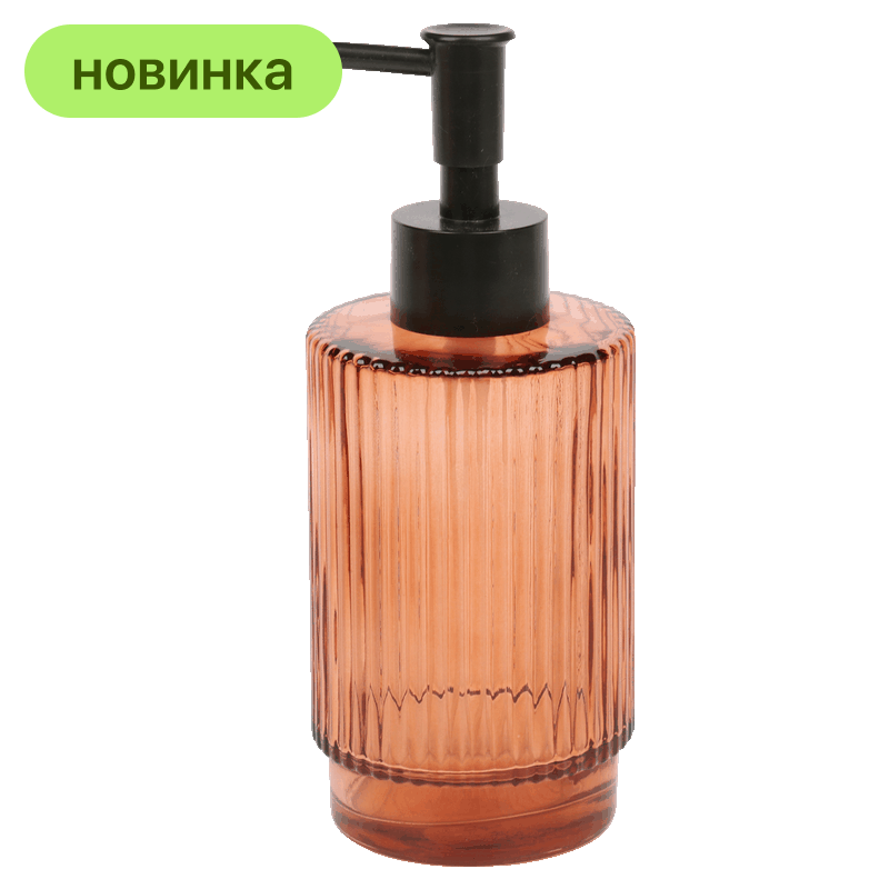 Дозатор для мыла Wellfort, стекло Bohemian